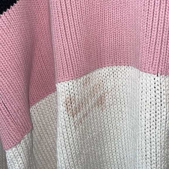 No.21 Multicolor Knit Sweater pink striped size 40. EE - Picture 4 of 8